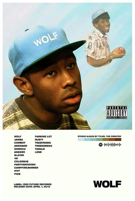 wolf poster tyler|Amazon.com: Tyler The Creator Wolf